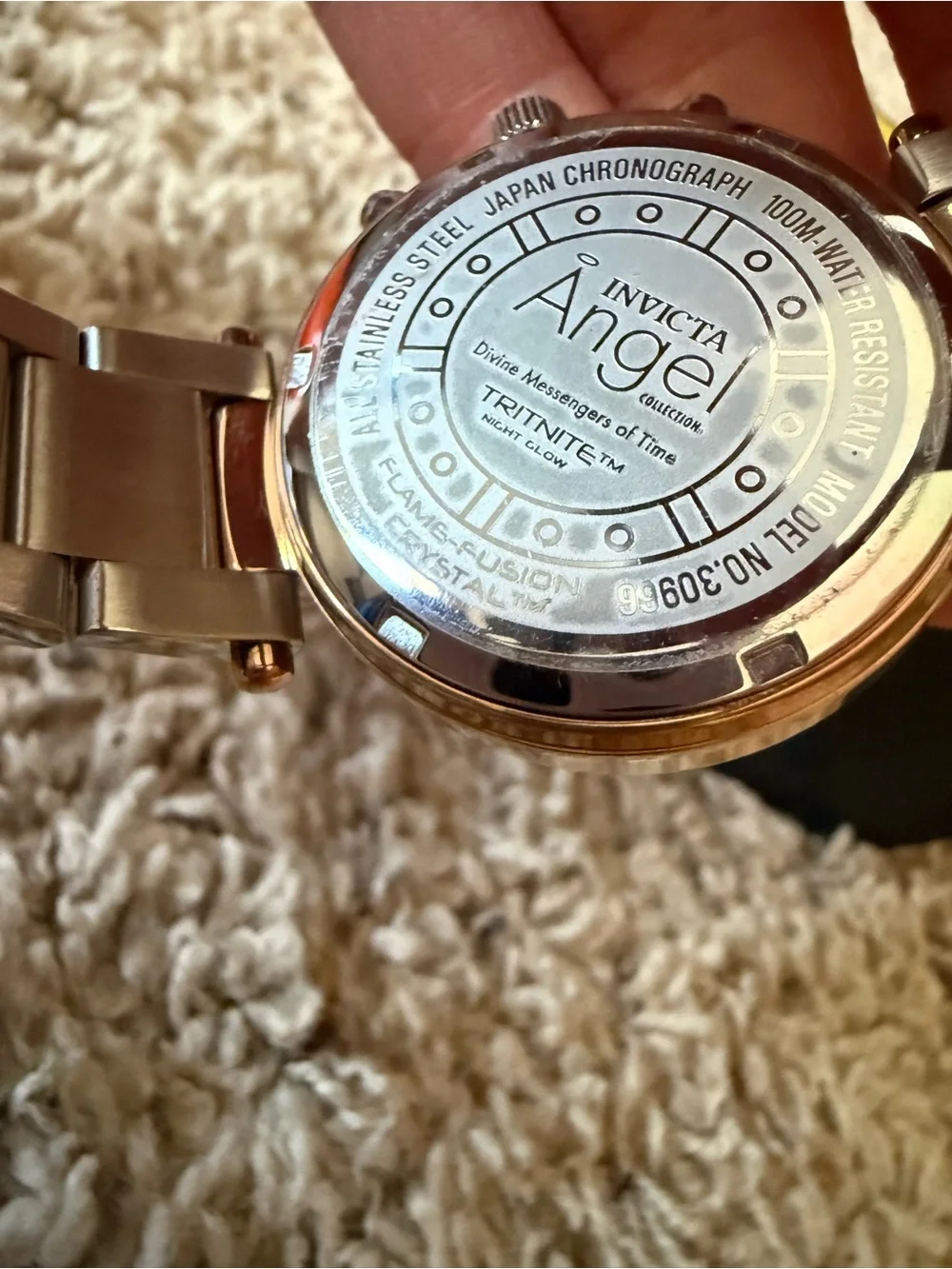 Invicta Angel Chronograph Two-Tone Watch 30966 – Like New in Box